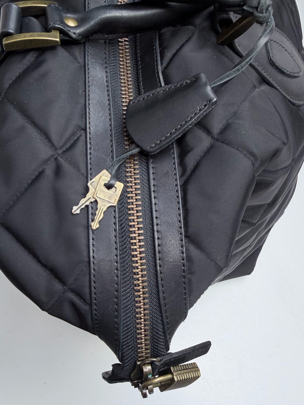 Barbour Weekender Unisex Tote Bag Duffel Black NO Long Strap - Picture 6 of 12